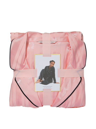 VICTORIA'S SECRET Striped Long Pajama Set