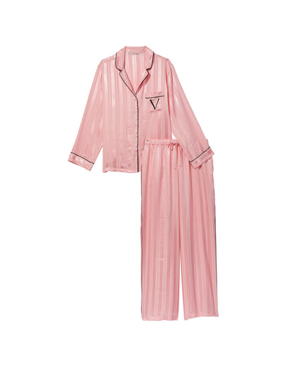 VICTORIA'S SECRET Striped Long Pajama Set