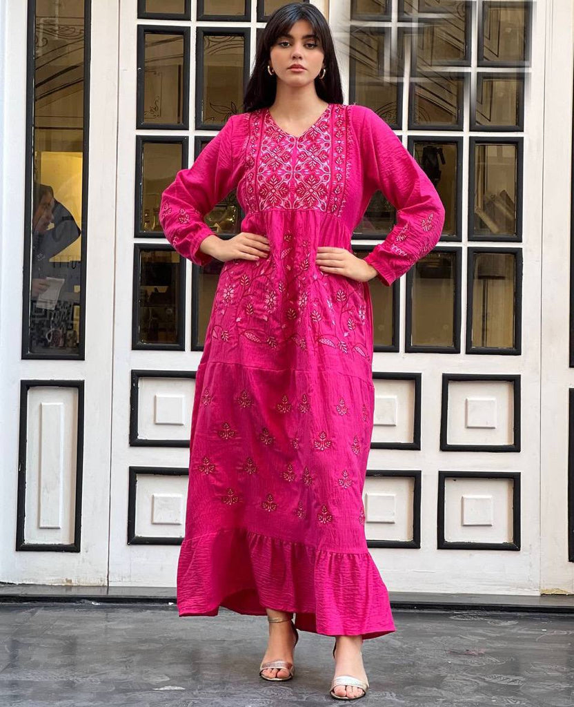 Turkish linen women's abaya