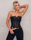 14 Bones Hollow Lace-up Court-style Corset