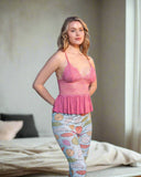 Soft pajamas with an attractive feminine design