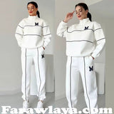 Women's trousers, cotton hoodie + trousers