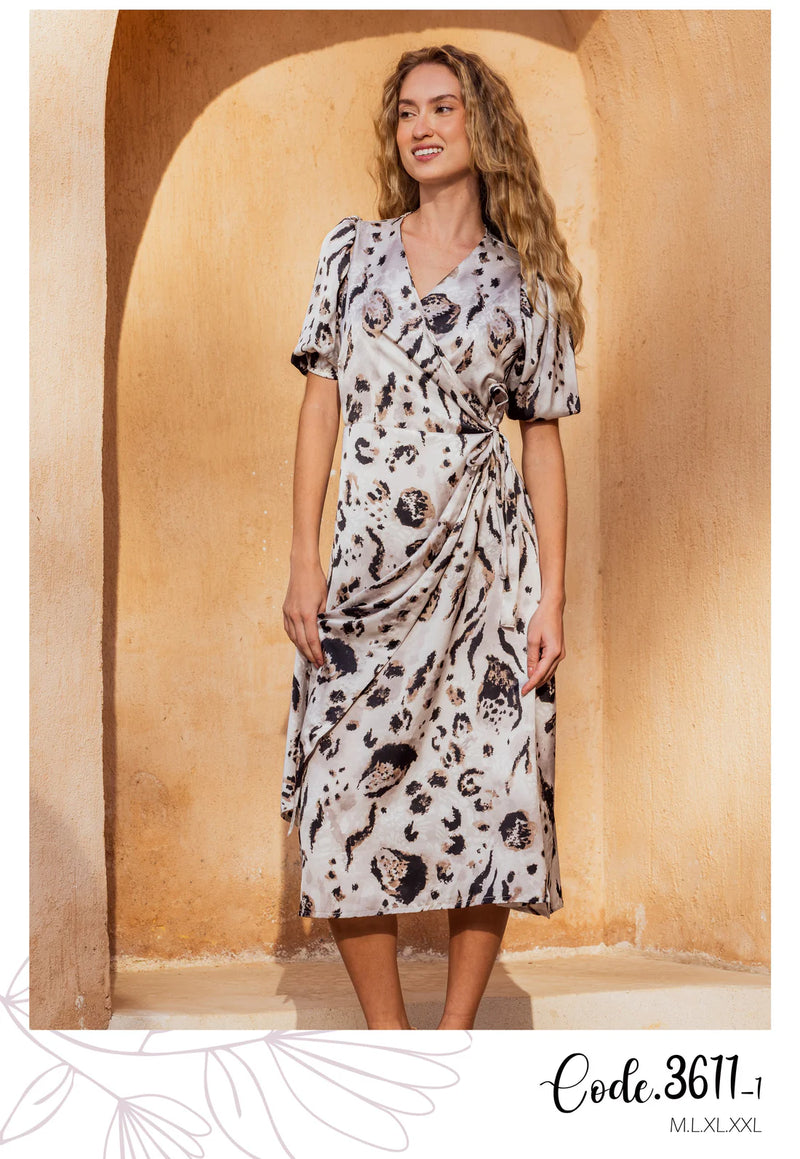 Satin Tiger dress