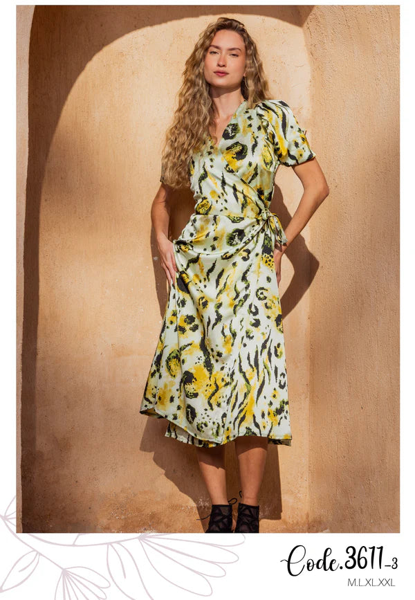 Satin Tiger dress