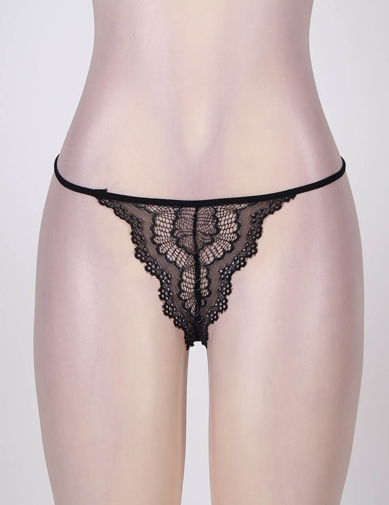 New Sexy Delicate Mesh Microfiber Underwire Bra Set