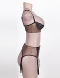 New Fibi Set With Open Bra With Underwire