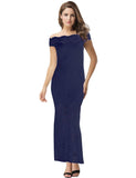 Lace Elegant Fishtail Maxi Party Gown Dress Egypt