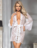 Eyelash Black Lace Sleepwear Egypt Gown