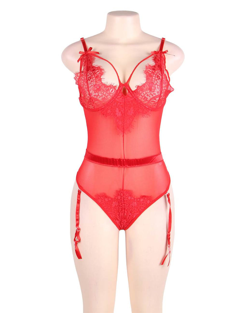 Eyelash Lace Teddy Lingerie Egypt