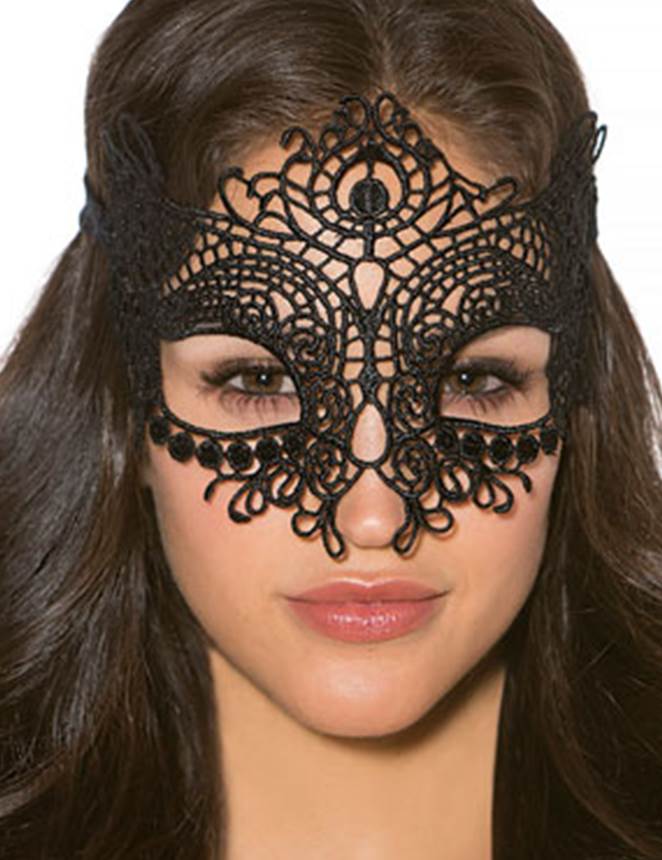 Attractive Sexy Black Lace Eye Mask