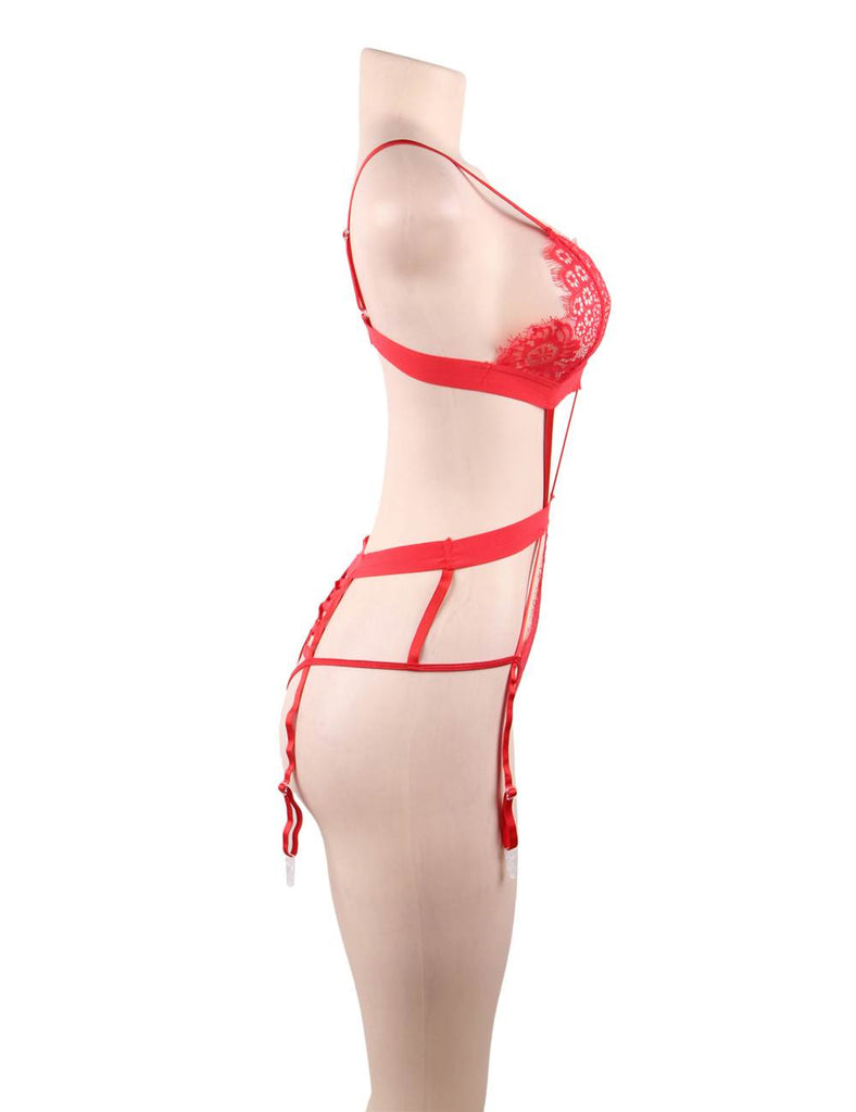 Love Affair Red Lace Teddy