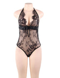 Deep V Backless Exquisite Lace Teddy Egypt
