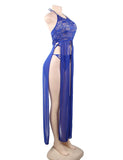Elegant Hollow Out Lace Sexy Nightgown Egypt