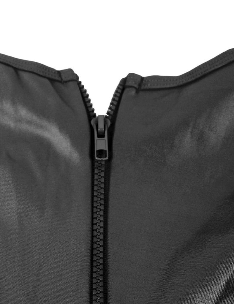 Leather Open Bust Teddy Lingerie Egypt