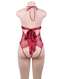 Deep V Backless Exquisite Lace Teddy Egypt