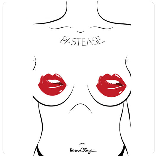 Sexy Red Lips Nipple Cover Egypt