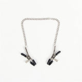 Silver Chain Nipple Clips Erotic Toy