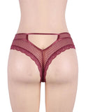 Dark Blue Lace Out Ladies‘ Panty