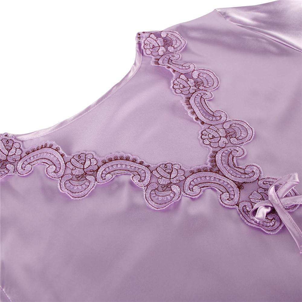 High Quality Long Sleeve Silk Pajama Egypt Set Two Piece Set in