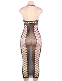 Sexy Fishnet Hollow Out Long Lingerie Babydolls