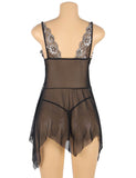 Lace Stitching Irregular Skirt Perspective Babydoll Egypt