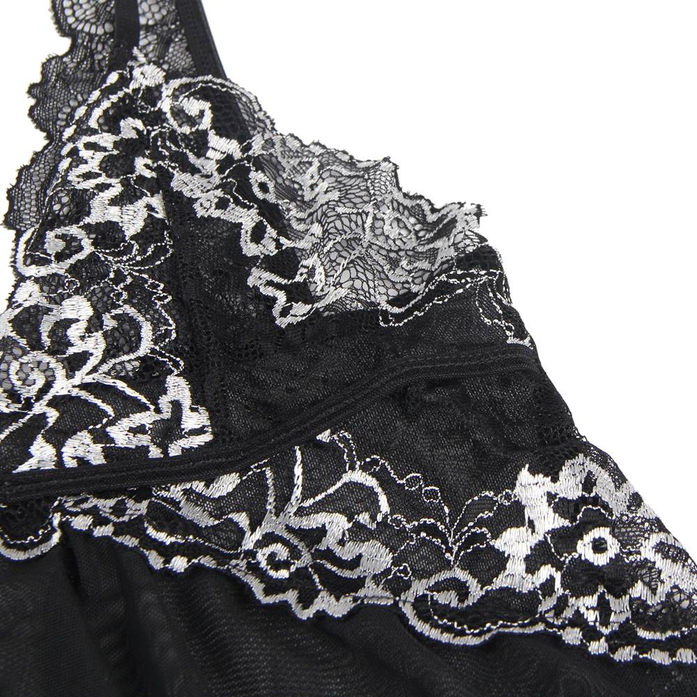 Lace Stitching Irregular Skirt Perspective Babydoll Egypt