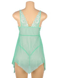 Lace Stitching Irregular Skirt Perspective Babydoll Egypt