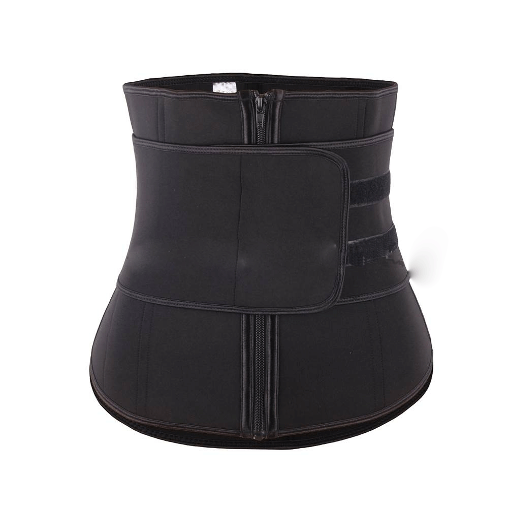 Zippered Belt 9 Steel Bones Neoprene Fitness Waist Trainer