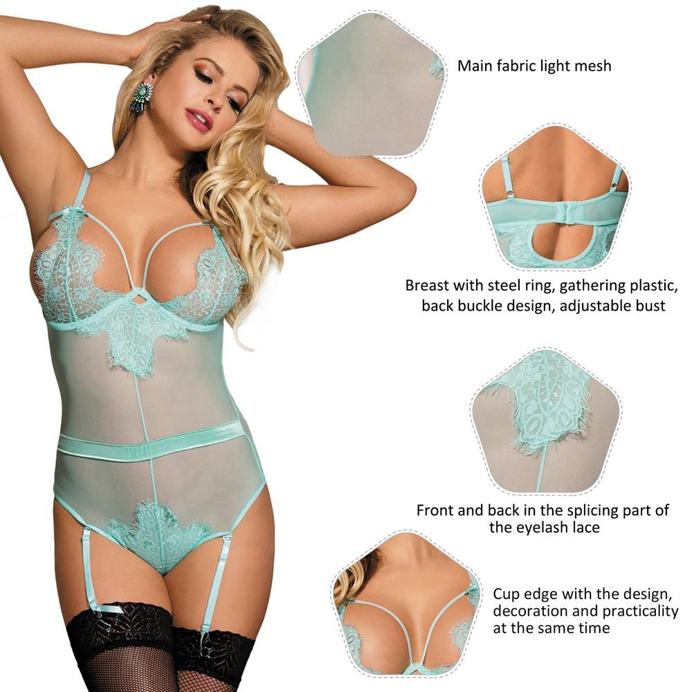 Eyelash Lace Teddy Lingerie Egypt