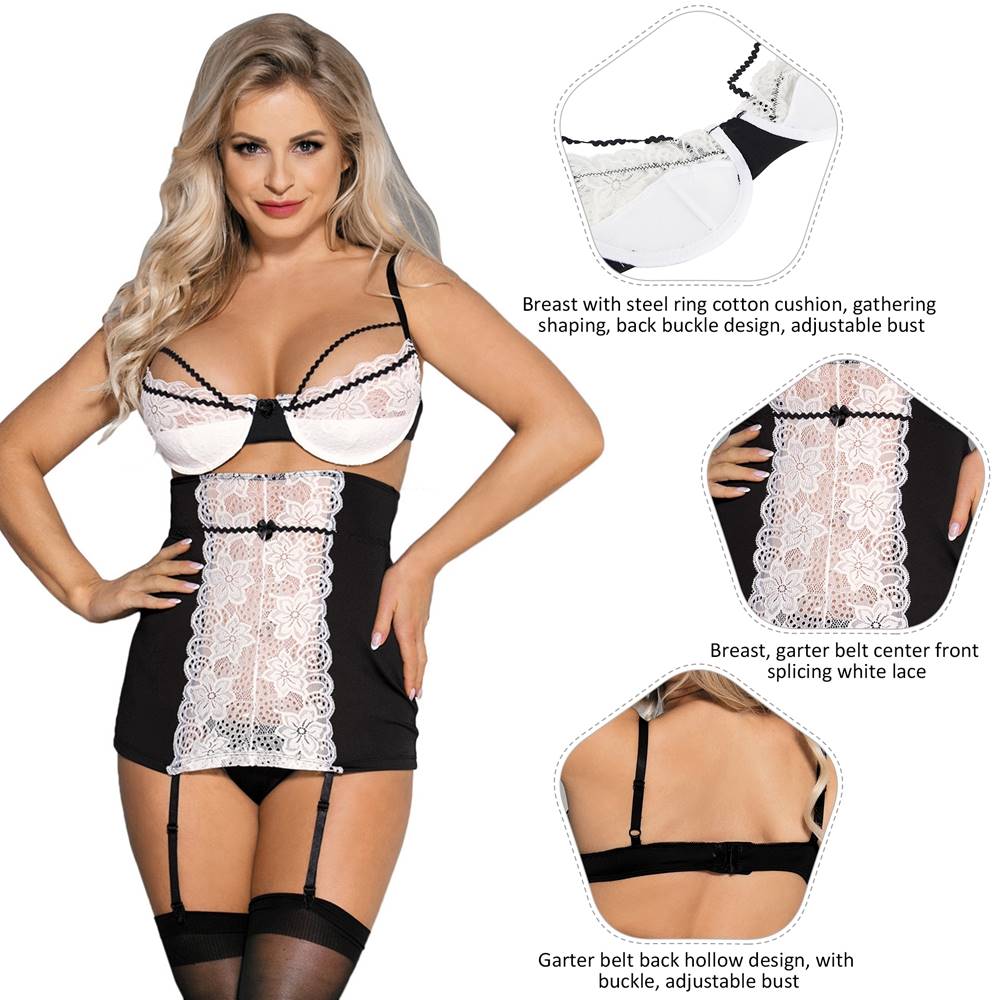 Plus size Egypt sexy lingerie with bra rim and bra pad