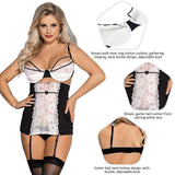 Plus size Egypt sexy lingerie with bra rim and bra pad