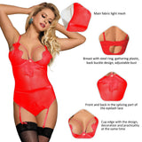 Eyelash Lace Teddy Lingerie