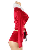 Sexy Long-sleeved Tie-up Two-piece Christmas Egypt Suit