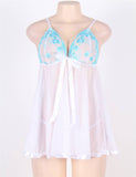 Sexy Egypt Sheer Lace Open Back Babydoll Dress