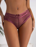 Dark Blue Lace Out Ladies‘ Panty