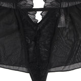 Mesh Halter Backless Floral Patterns Teddy Lingerie Egypt