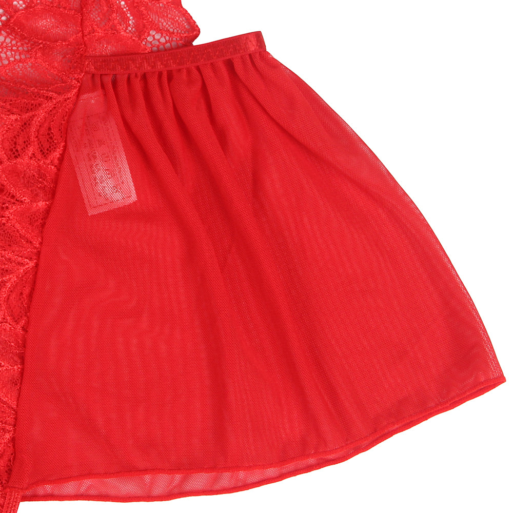 Mesh Halter Backless Floral Patterns Teddy Lingerie Egypt