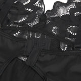 Lace Floral Back Closure with Hook and Eye Sexy Babydoll Egypt