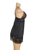 Lace Floral Back Closure with Hook and Eye Sexy Babydoll Egypt