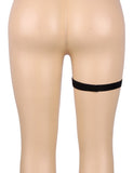 Leather Adjustable Stud Punk Leg Loop Garter Clip