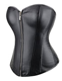 New  Sexy Leather Corset Teddy