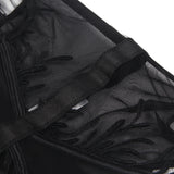 Elegant Embroidery Garter Lingerie Egypt With Long Row Of Back Buckles