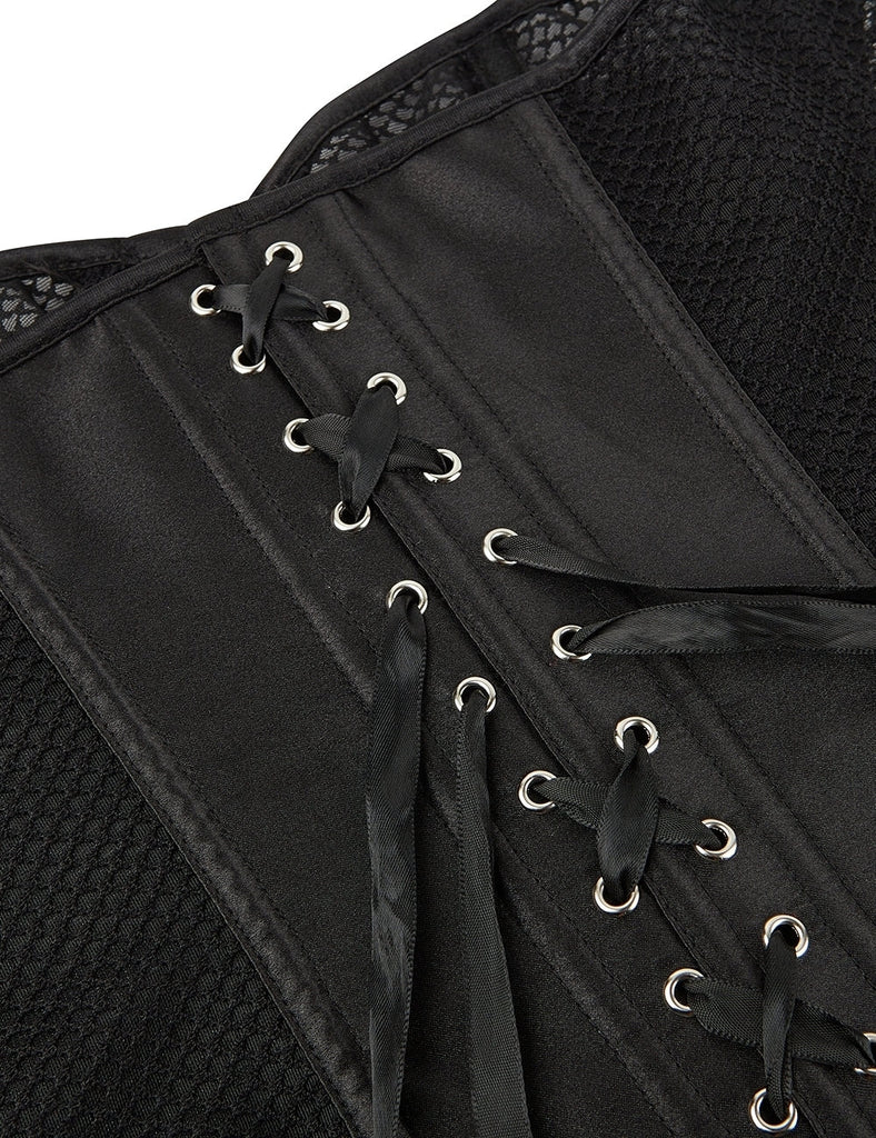 12 Pieces Plastic Bones Grid Corsets