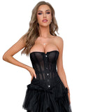 12 Pieces Plastic Bones Grid Corsets