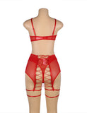 Mesh Underwire Garter Lingerie Egypt Set (