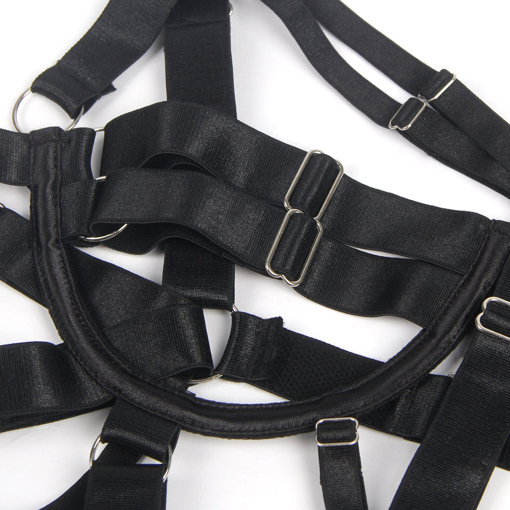 Black Sexy Adjustable Bondage Bodysuit Sexytoys Egypt