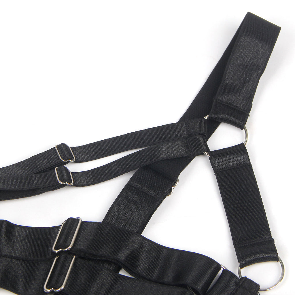 Black Sexy Adjustable Bondage Bodysuit