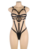 Black Sexy Adjustable Bondage Bodysuit Sexytoys Egypt
