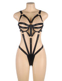 Black Sexy Adjustable Bondage Bodysuit