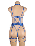 FARAWLAYA NEARLY NUDE TEDDY SET